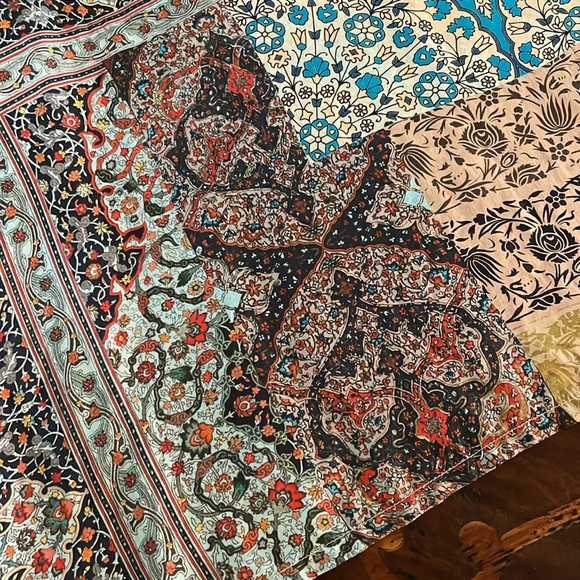 Johnny Was Silk V-Neck Tunic Dress Size MED-EUC-Like New🪷 - Picture 9 of 13